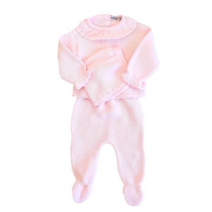 Babidu Girls Pink Apparel Sets size: 1 Months
